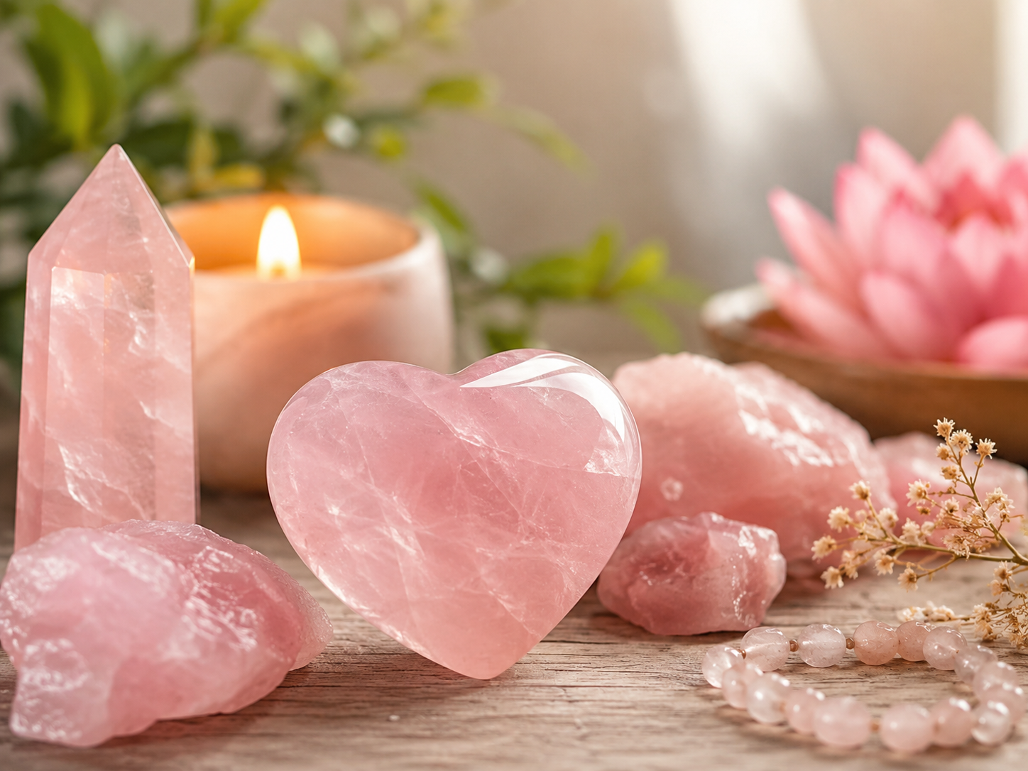 Lithothérapie et quartz rose : usages traditionnels, limites et précautions de langage