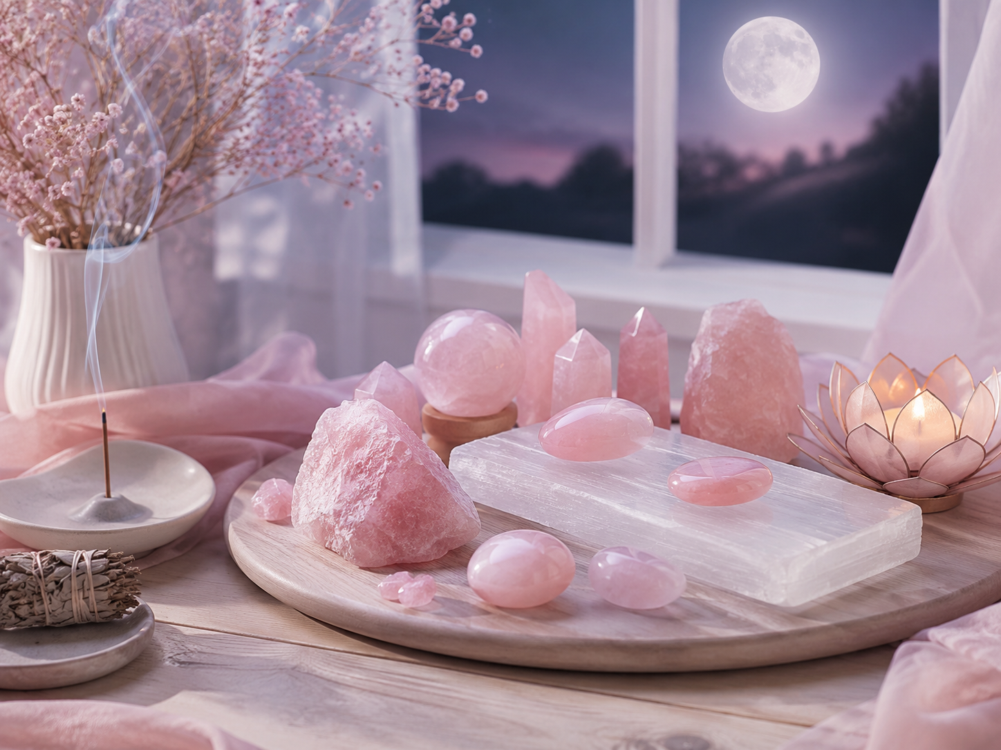 Comment recharger le quartz rose ? Méthodes et précautions