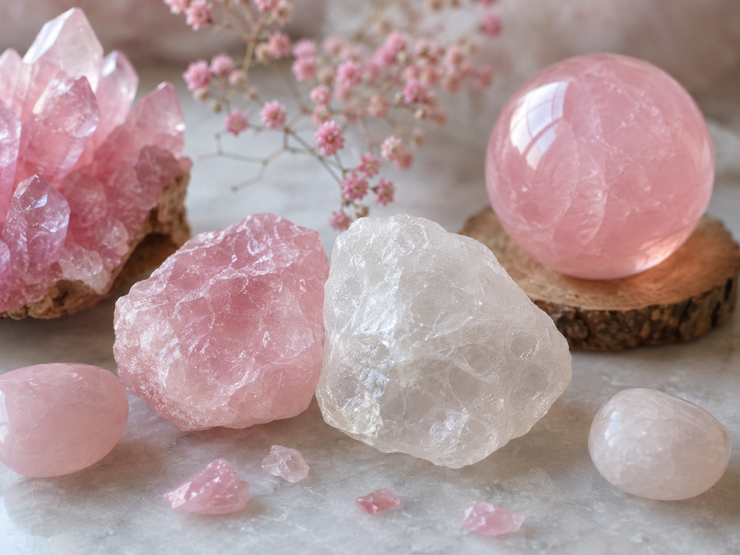 Pourquoi le quartz rose devient-il blanc ou perd-il sa couleur ?
