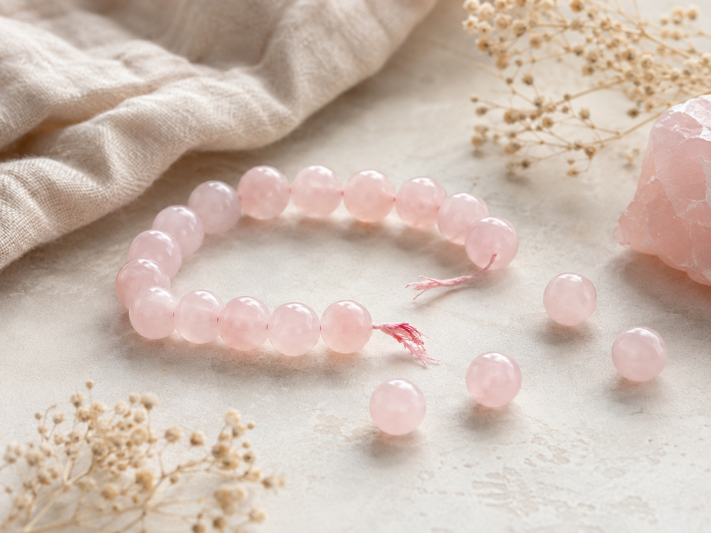 Bracelet en quartz rose cassé : causes pratiques et interprétations symboliques