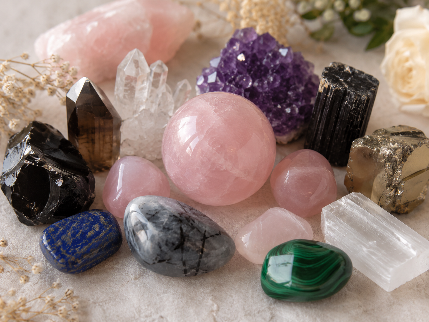 Quelles pierres ne pas associer avec le quartz rose ? Mythes et critères réels