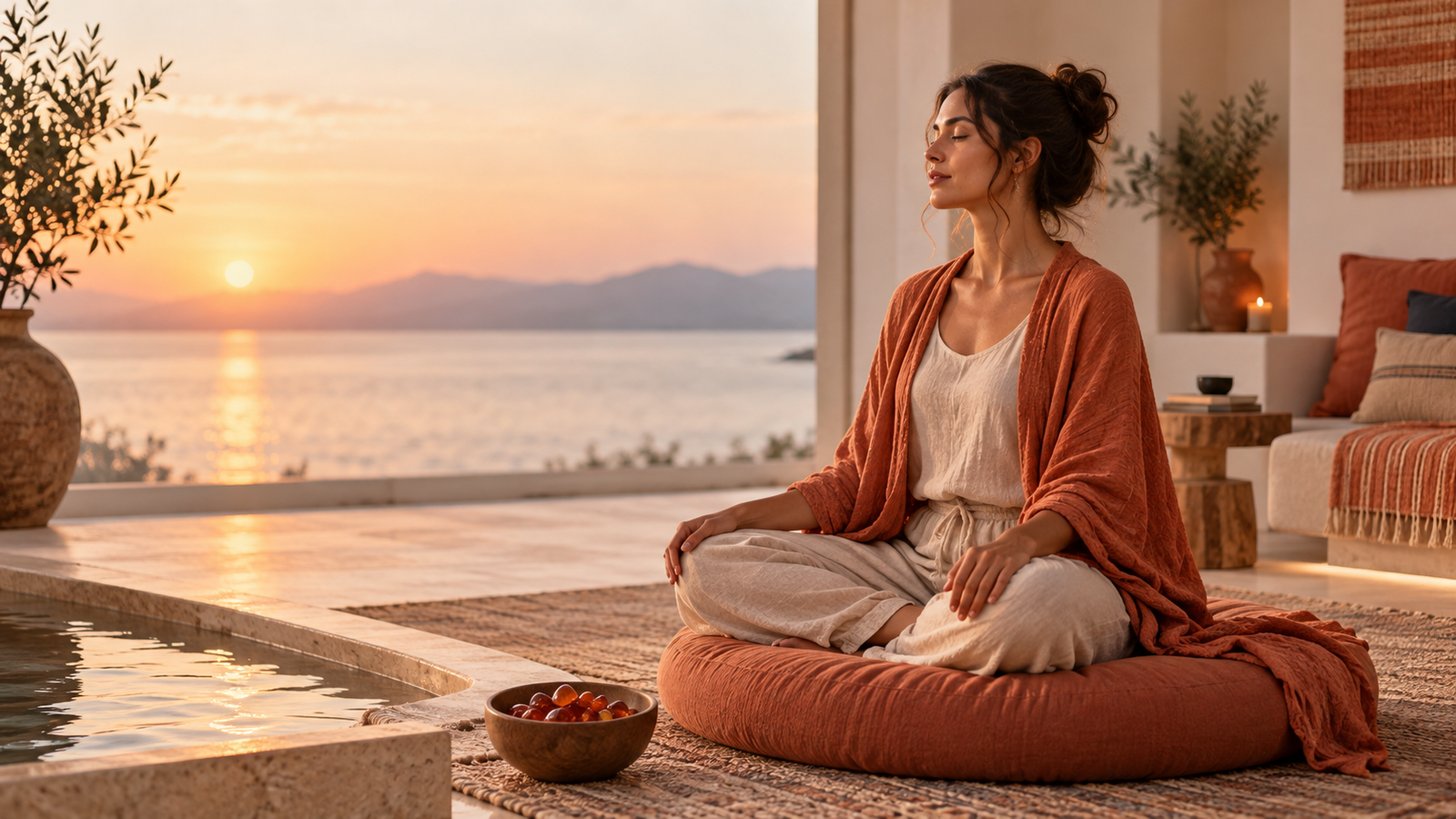 Respiration douce pour explorer le chakra sacré