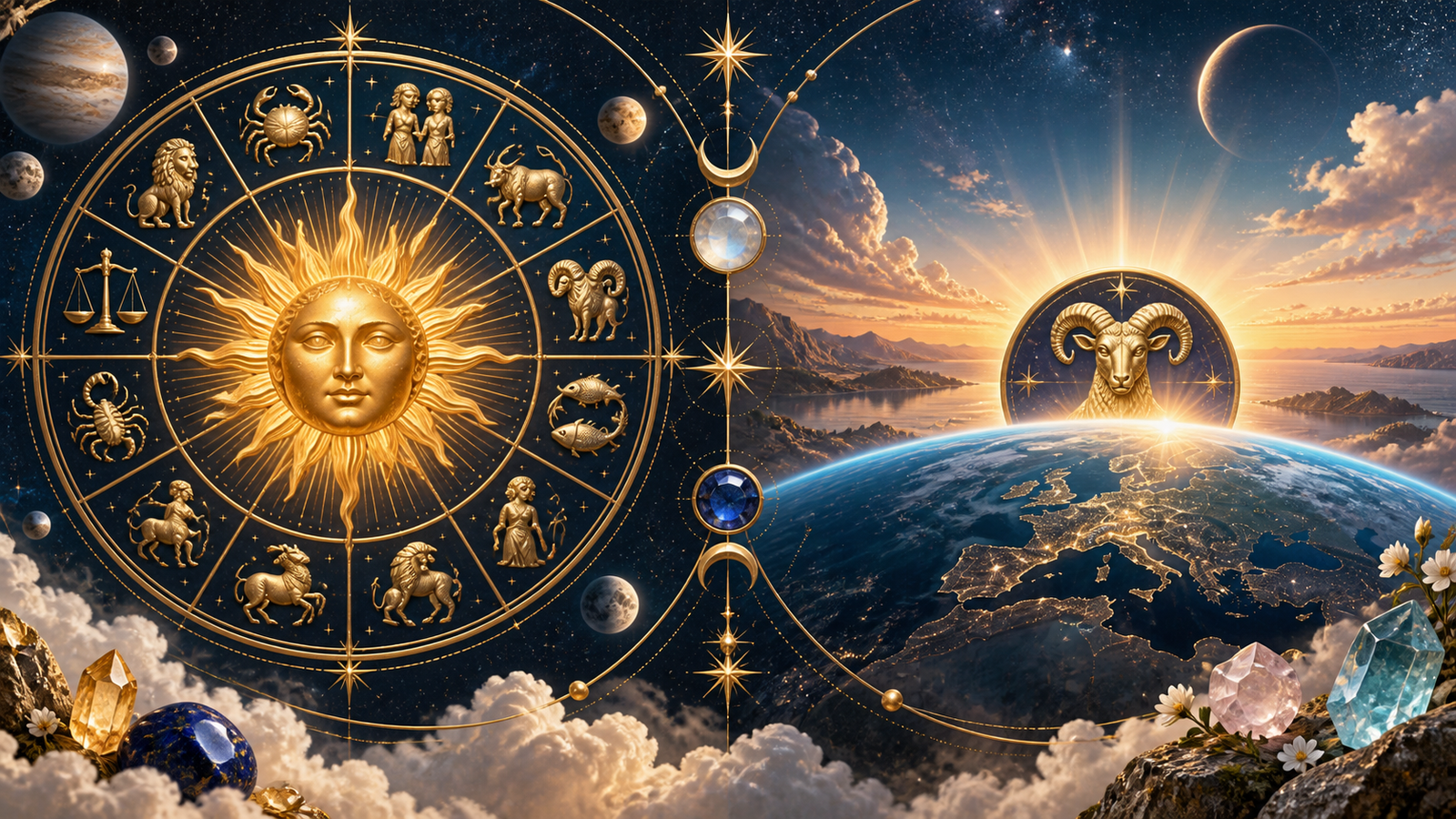 Comparaison entre le signe solaire et l’ascendant au lever du jour